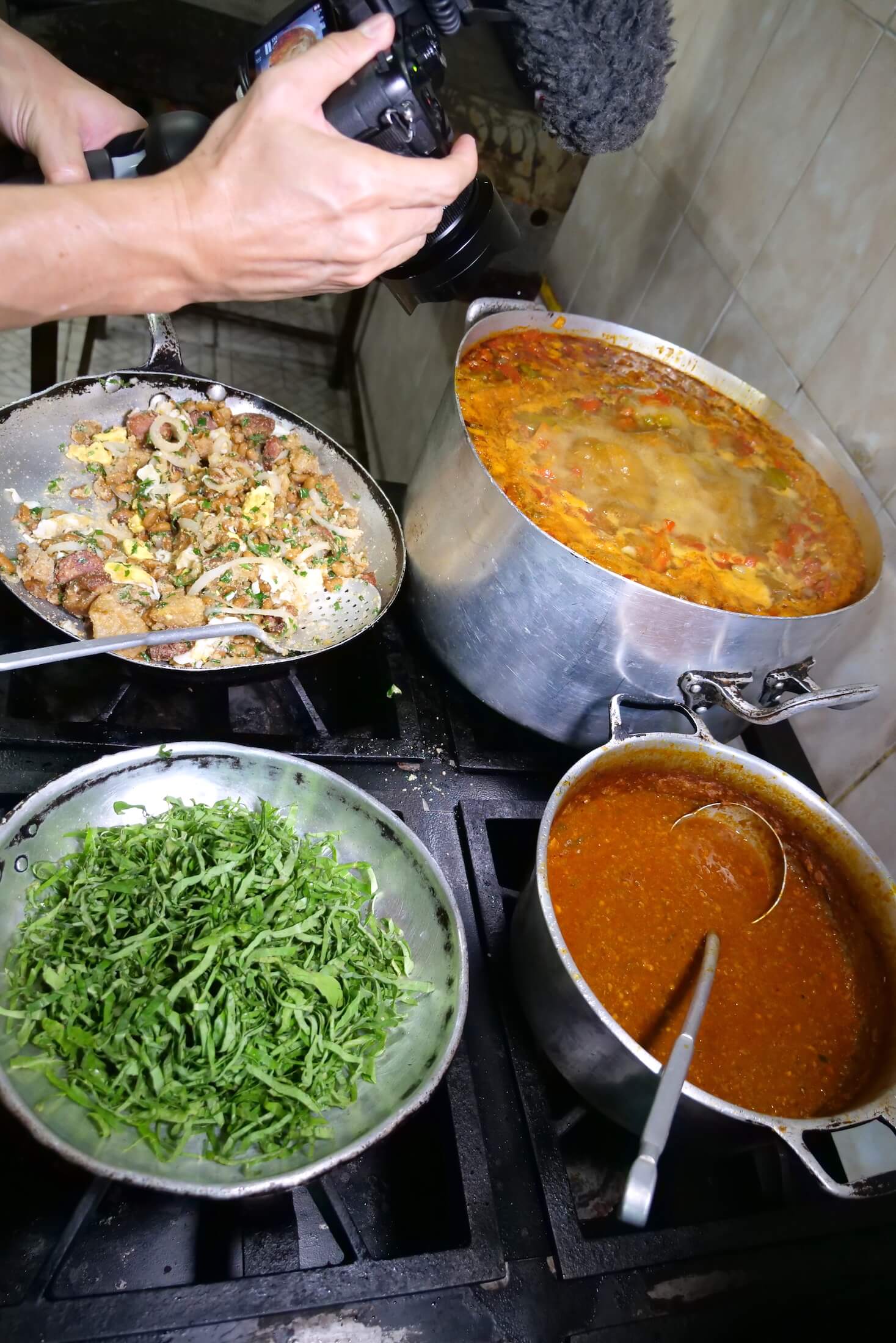 A treat when they invite you to witness some behind-the-scenes frying action